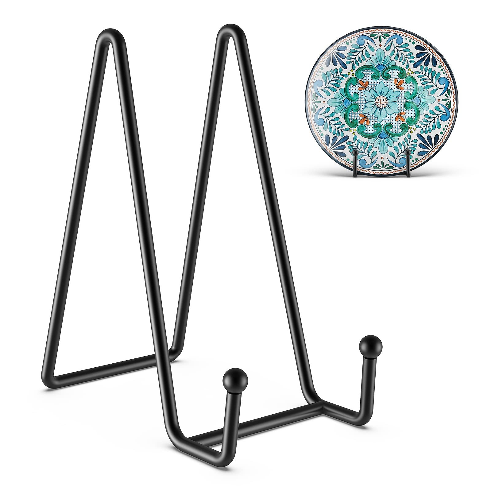 3 Pack 6 Inch Plate Stands for Display Picture – Vinyl Table Top Display, Dec…
