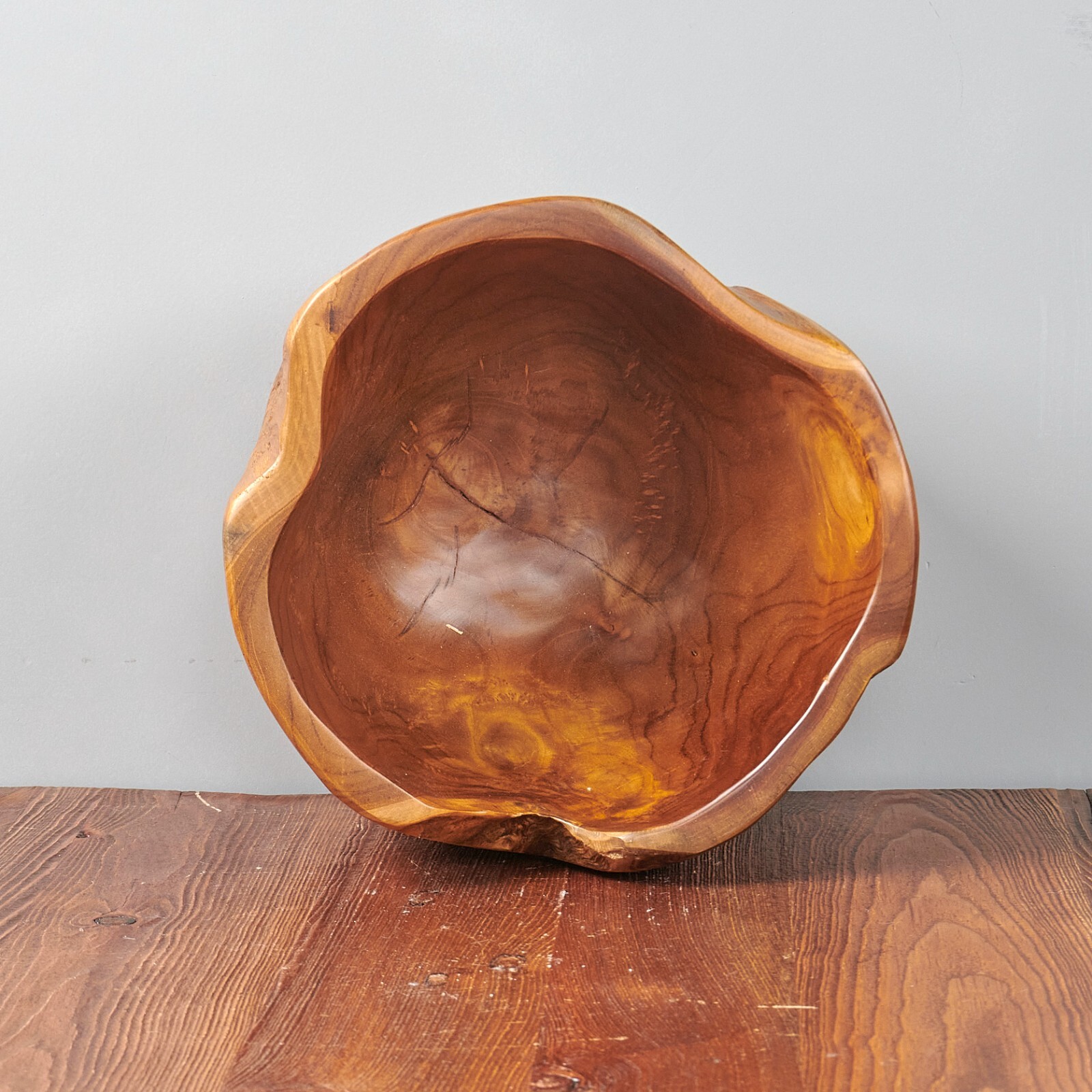 Teak Fruit Bowl Reclaimed Teak 8.3 » Tall Solid Teak Root Bowl Home Decor