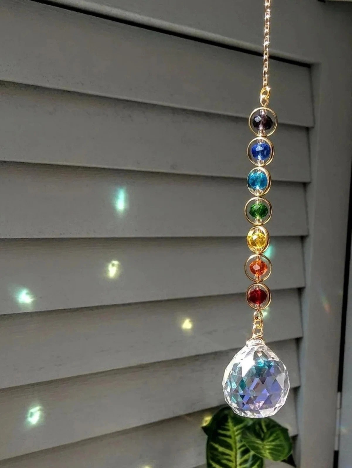 Crystal Suncatcher Prisms Sun Catcher Rainbow Maker Home/Window Hanging Decor