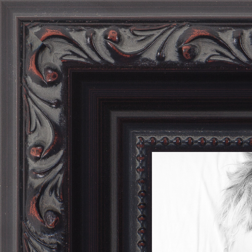 ArtToFrames 1.25&Prime; Custom Poster Frame Black Wood 4625 Large