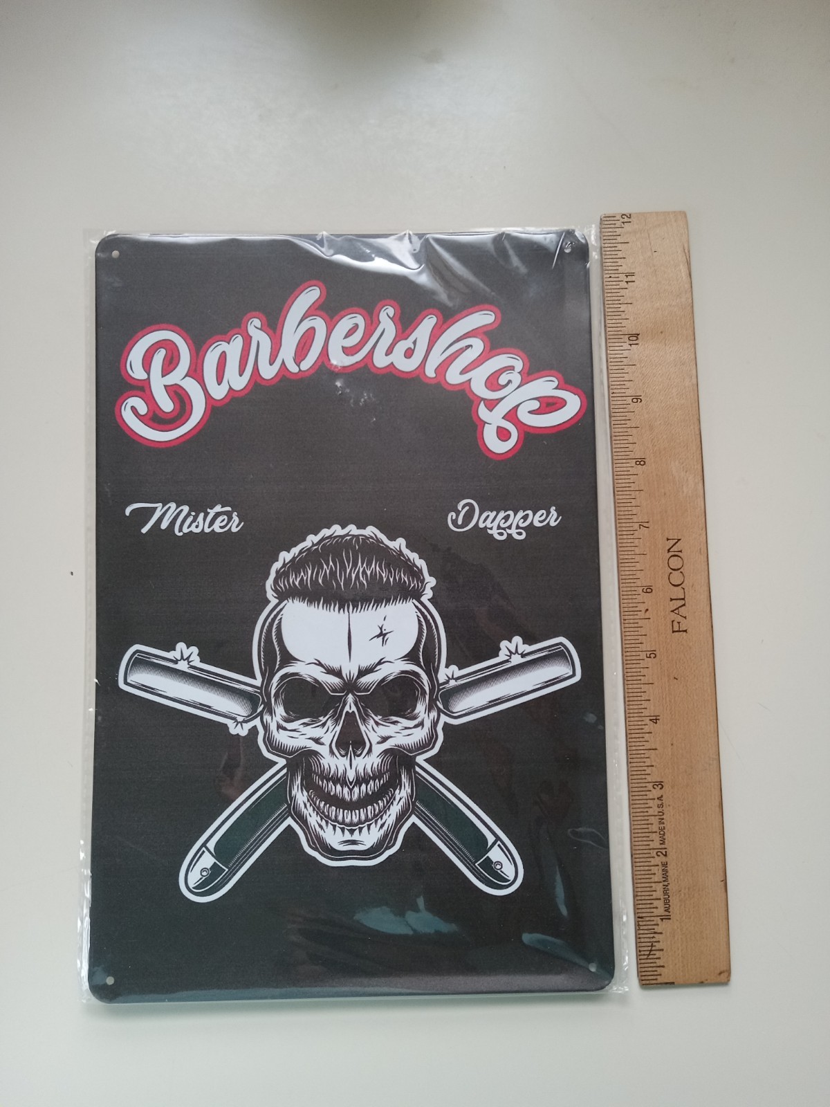 Metal Sign Barbershop Mister Dapper NEW SEE PHOTOS