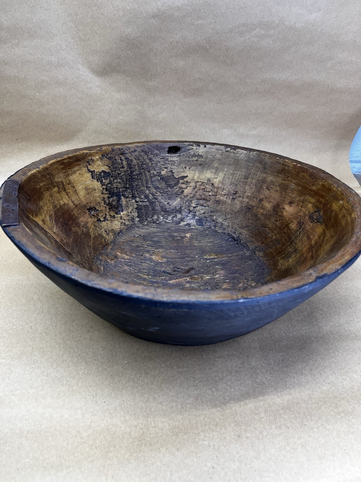 Colonial Tin Works Decorative Primitive Large Farmhouse Bowl Centerpiece
