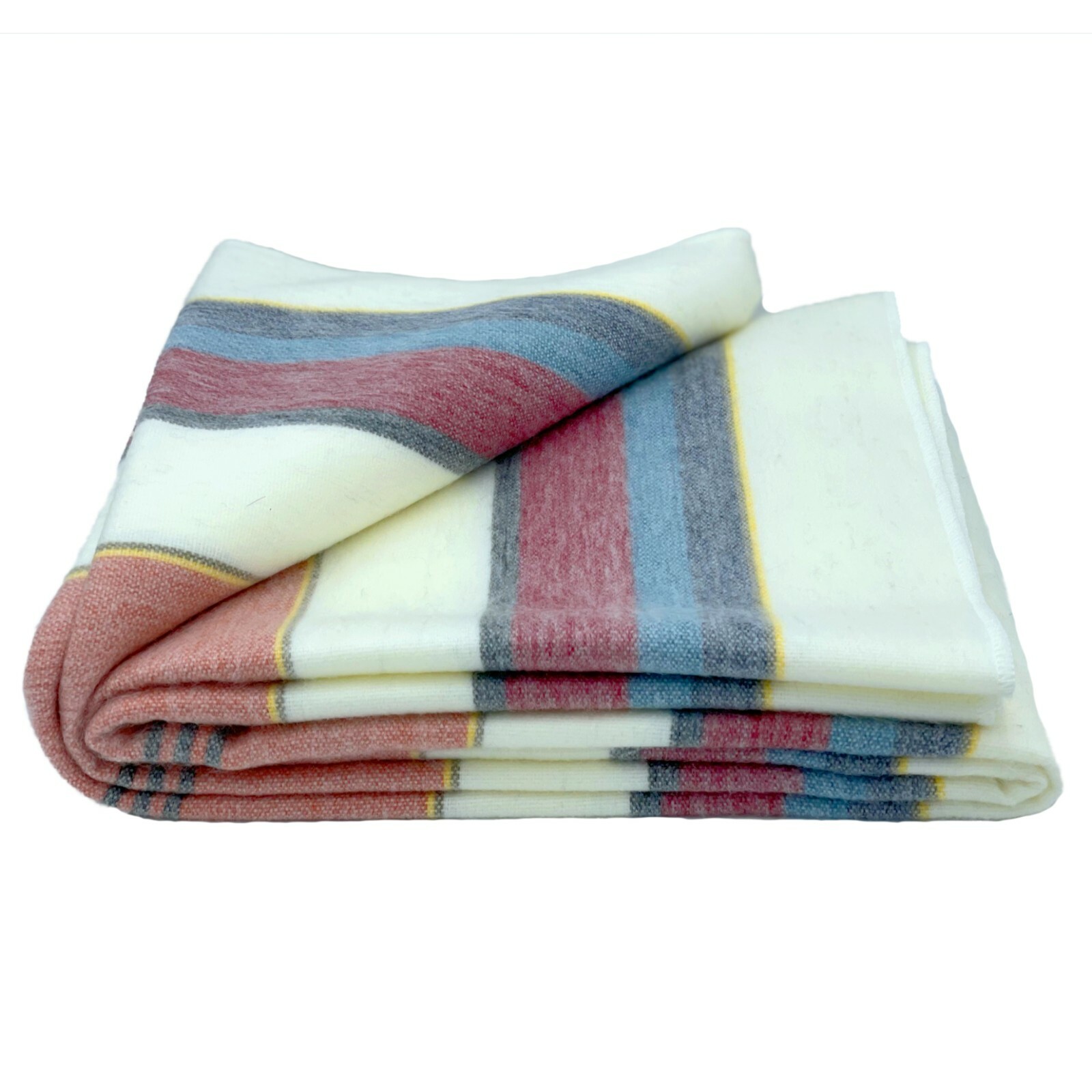 SOFT & WARM STRIPED ALPACA LLAMA WOOL BLANKET THROW 95&Prime;x63&Prime; QUEEN BED SOFA COUCH