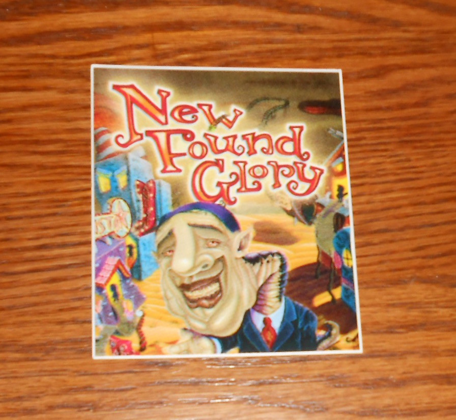 New Found Glory Catalyst Sticker Original Promo Rectangle 3×4