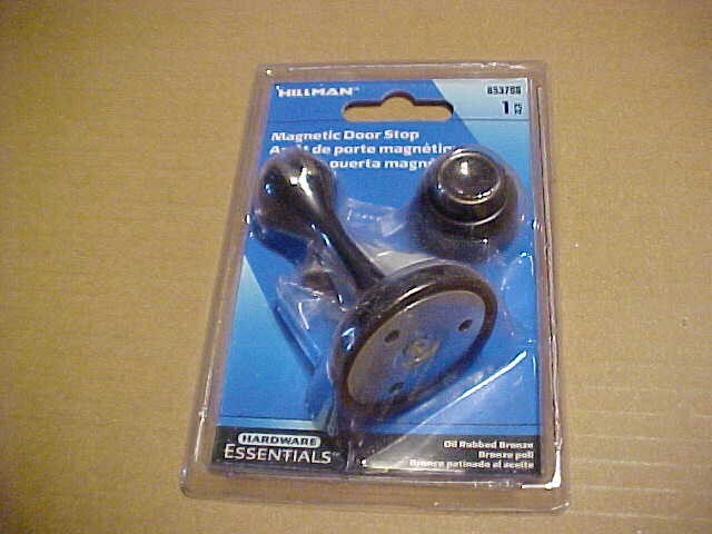 Magnetic Door Stop Oil Rubbed Bronze, Brass, & Pewter by Hillman FAST FREE SHIP!
