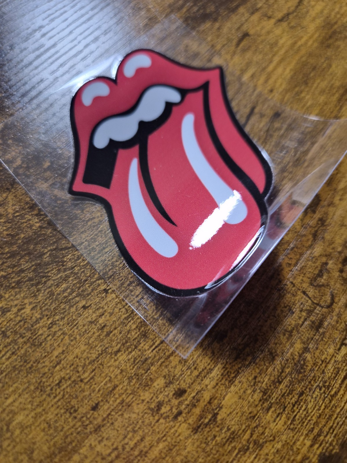 Red Tongue USA Music Laptop etc. High Quality UV DTF Decal Sticker NOT VINYL