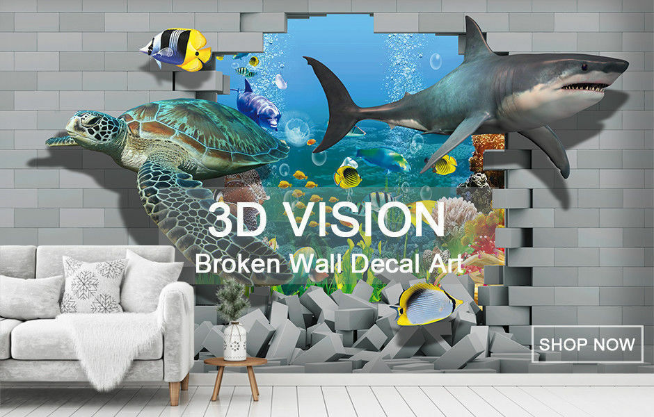 3D Man Hair Cut G200 Barber Shop Window Stickers Vinyl Wall Mural Decals Honey