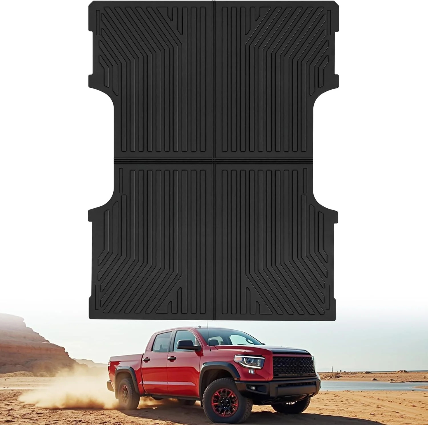 OEDRO Truck Bed Mat Compatible with 2022-2025 2026 Toyota Tundra Accessories 6.5