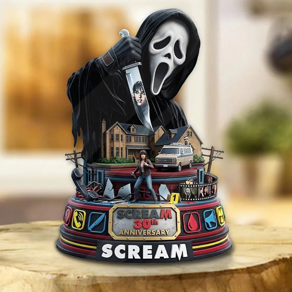 Scream 30th Anniversary Custom Shape Acrylic Plaque
