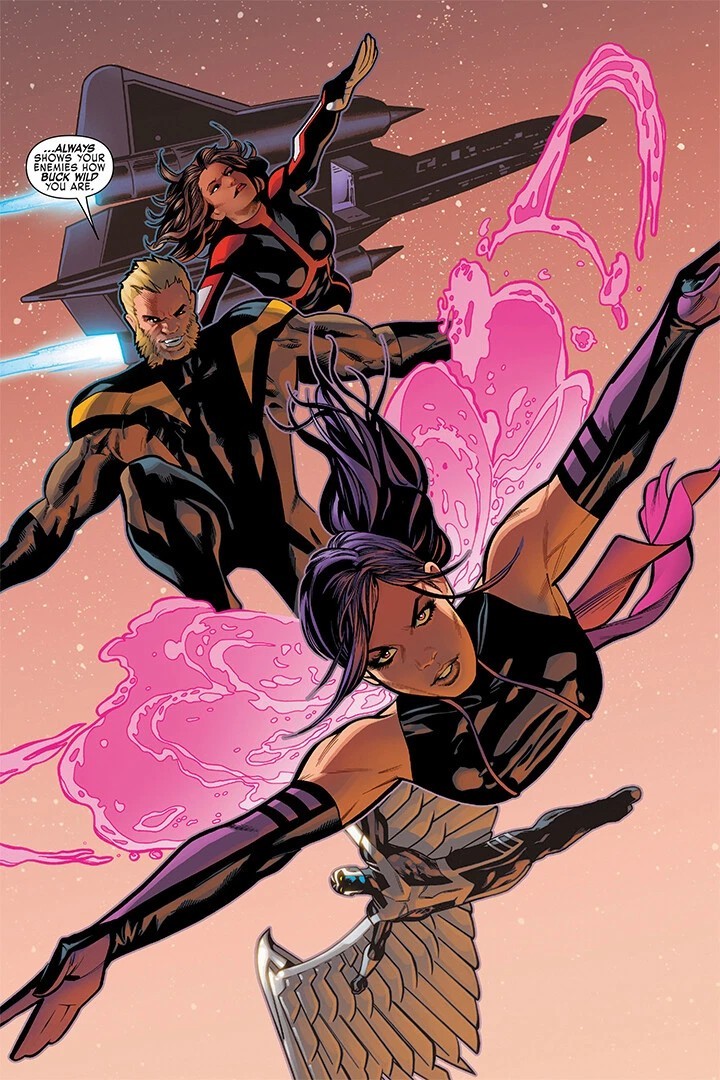 Uncanny X-Men Archangel Psylocke GLOSSY POSTER PRINT 16&Prime;x24 HOME DECOR