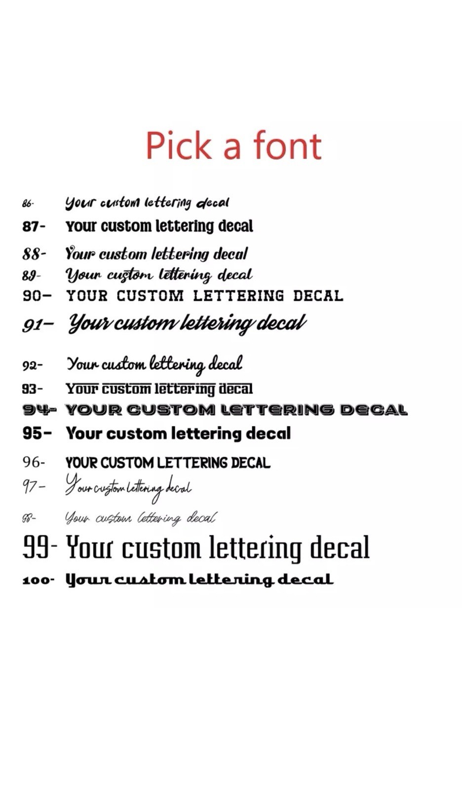 Holographic Custom Text Vinyl Lettering Sticker Decal Personalized -ANY TEXT CAR