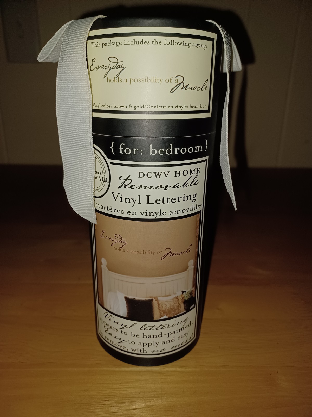DCWV Home Removable Vinyl Wall Lettering NOB « A little laugh A little promise ..