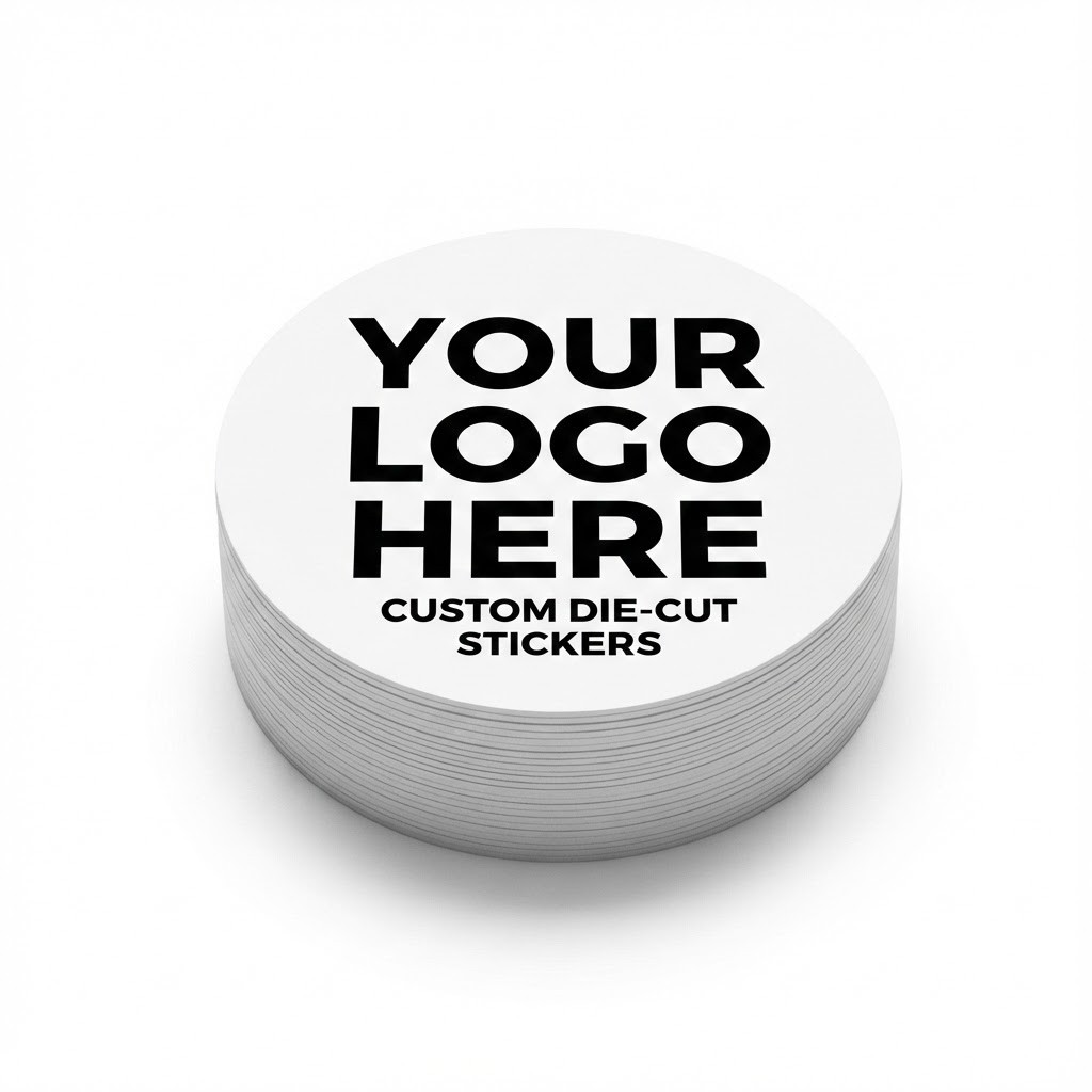 Custom Business Logo Stickers | Full Color Vinyl Waterproof 2&Prime;-20&Prime;
