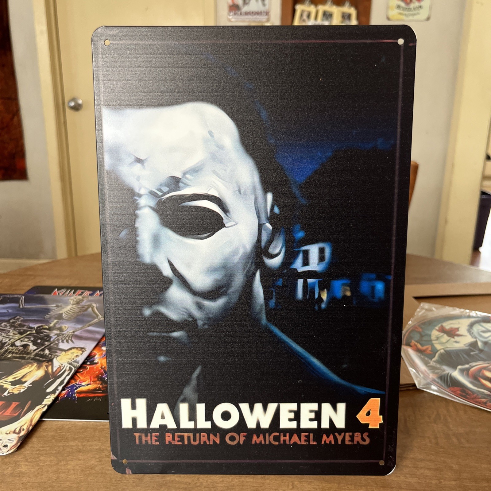 Halloween 4 the return of Michael Myers Movie Tin Sign 8 x 12” new