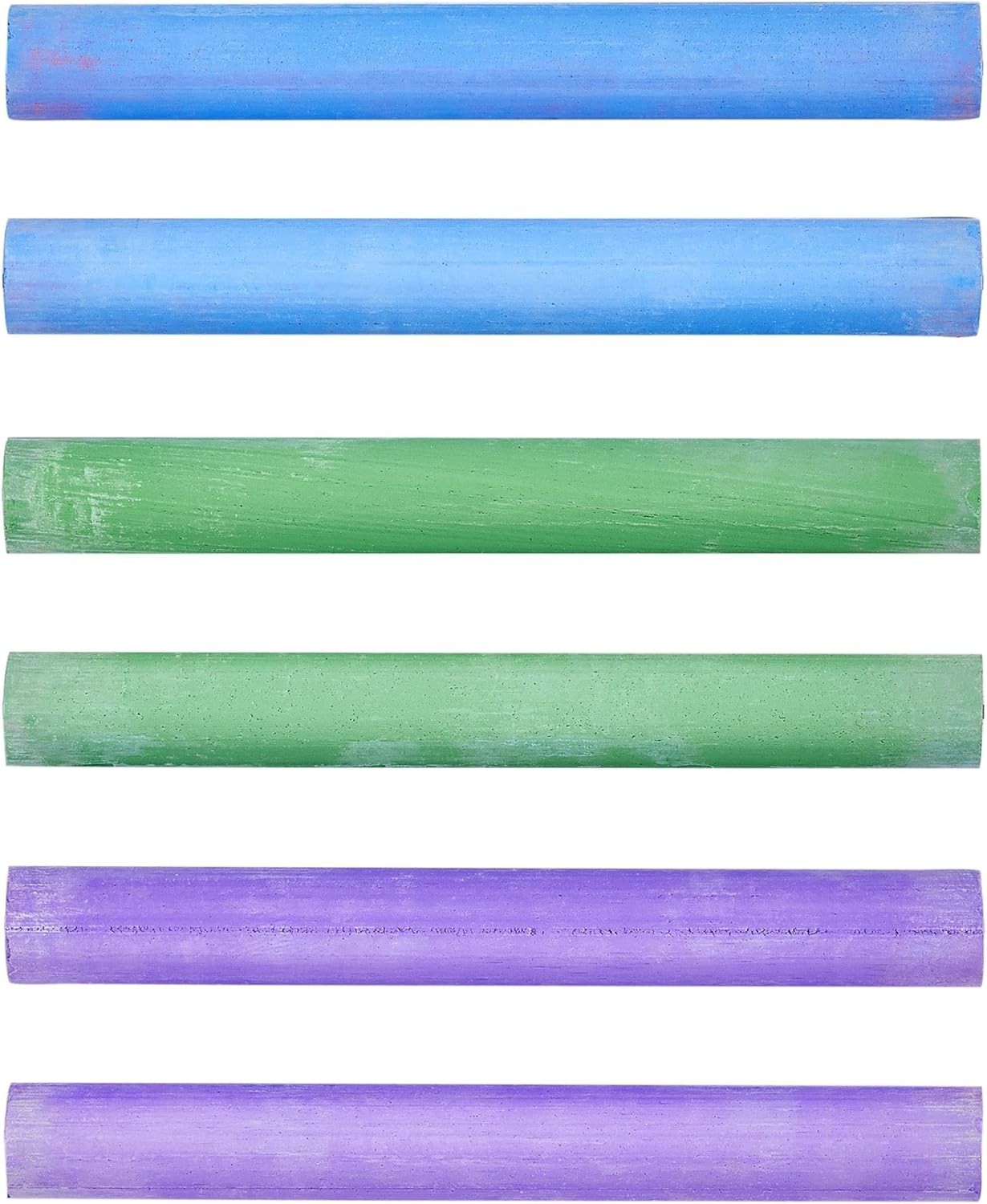 12 Count Assorted Color Chalk Sticks Smooth Writing for Classroom Chalkboards
