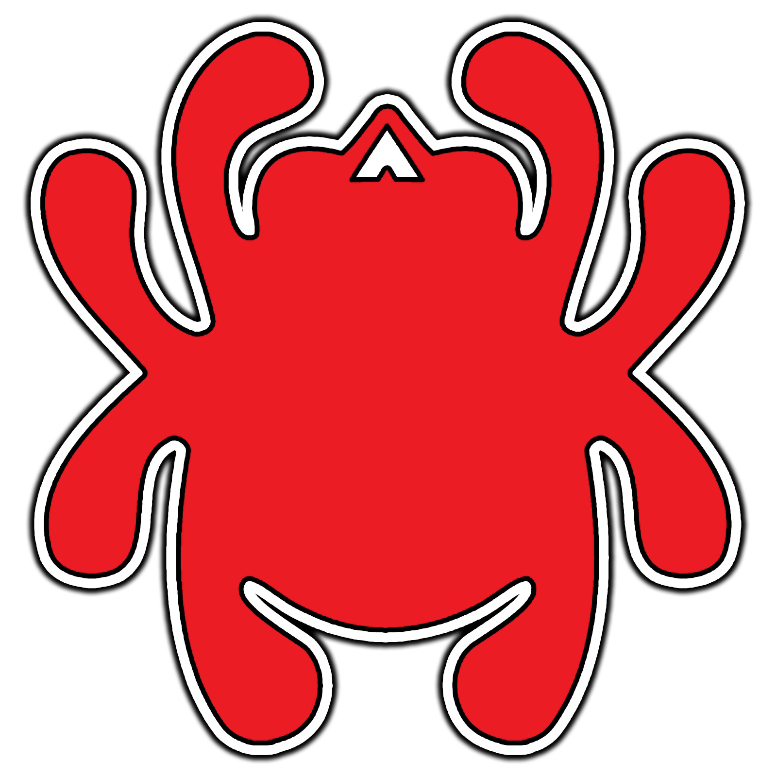 Spyderco Logo #1 Sticker Waterproof Vinyl Decal Die-Cut Gas Station