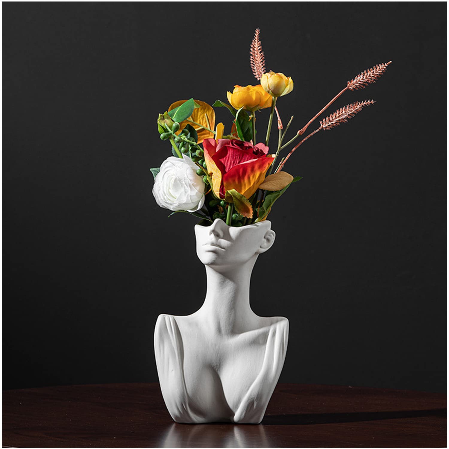 7.56 » Head Vase, Face Vase, Body Vase, Bust Statue, Morden Decor, Vases for …