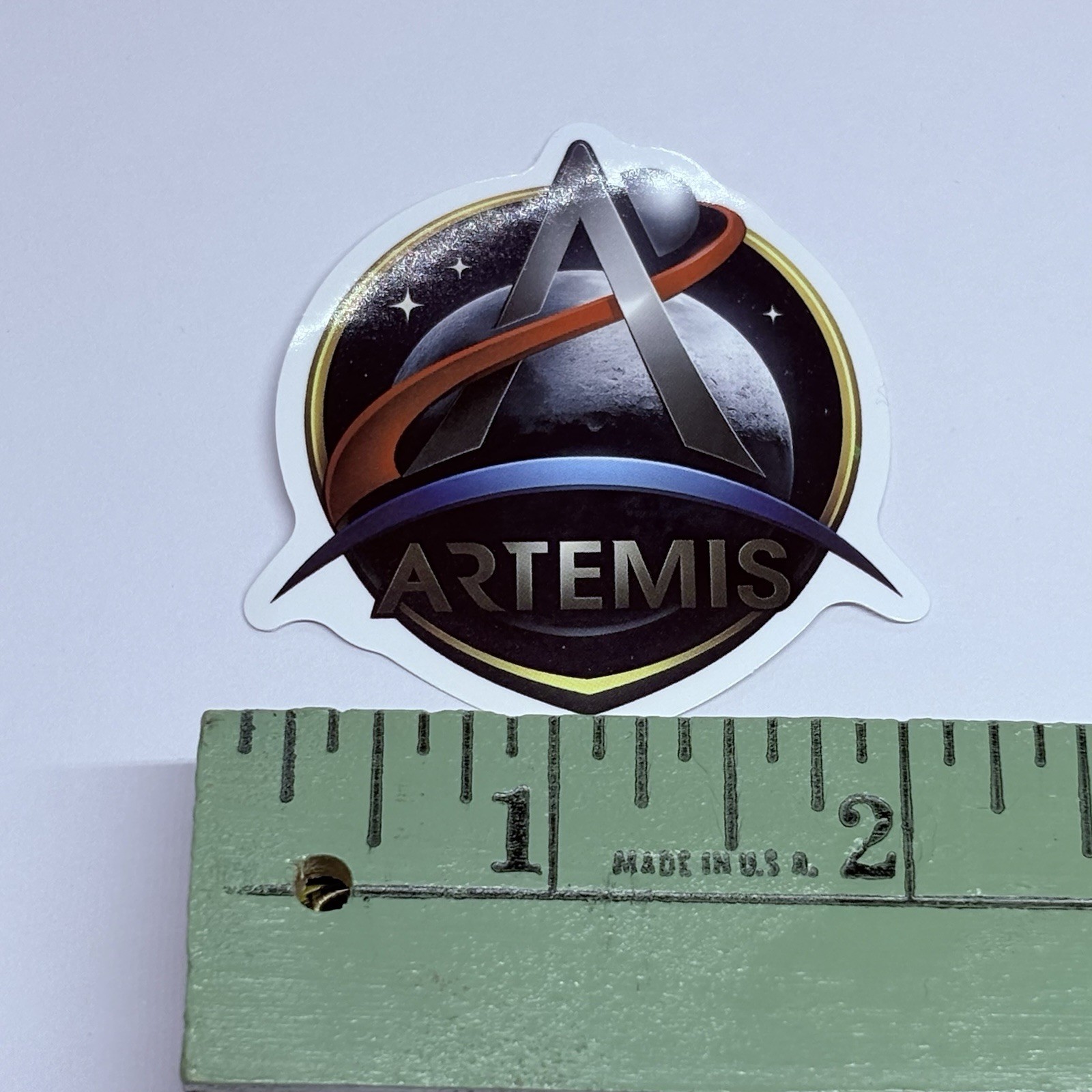 Artemis II Logo Novelty Sticker Moon Travel Decal Space Art Journal Decor Tc6