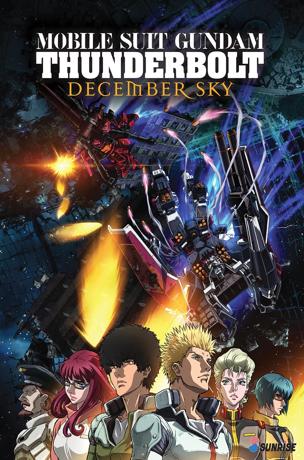 Mobile Suit Gundam Thunderbolt December Sky Premium POSTER MADE IN USA – GUNM76