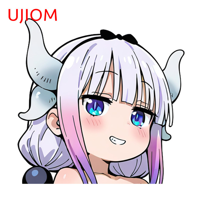 EARLFAMILY 5.1&Prime; kanna kamui Futa Car Sticker Car Windows Luggage Creative Decal