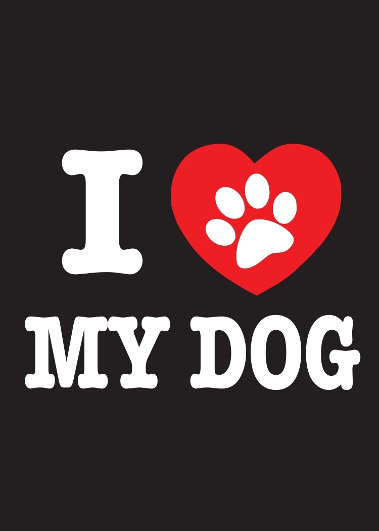 I Love My Dog Kitchen Fridge Magnet – 3.5&Prime; x 2.5&Prime; – Made in USA – Cute Dog Lover