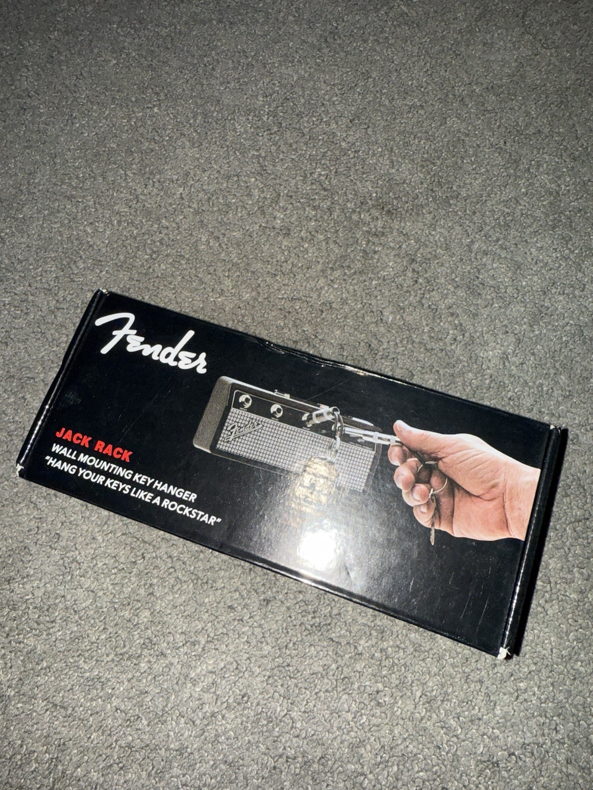 Fender Jack Rack Key Holder Includes 4 Keychain – USA Seller