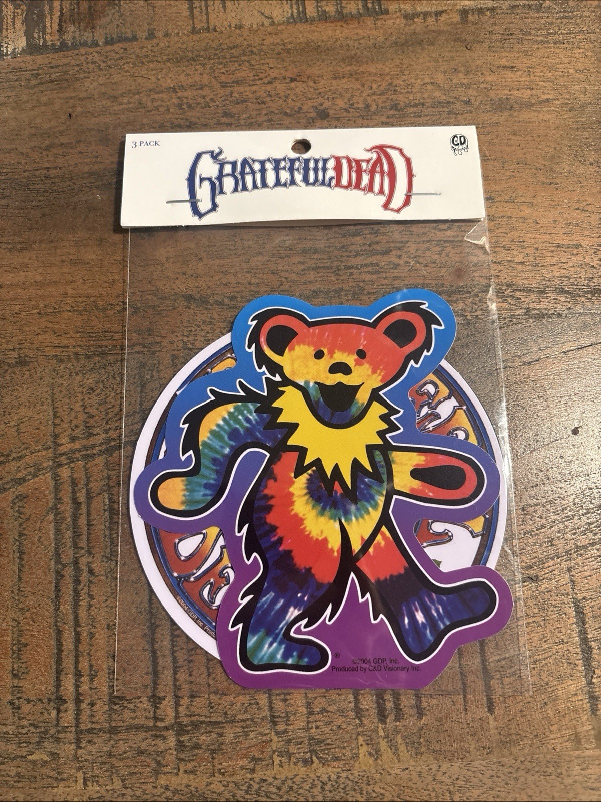 Grateful Dead Tie Dye Dancing Bear Sticker Rock n Roll Original Authentic Art