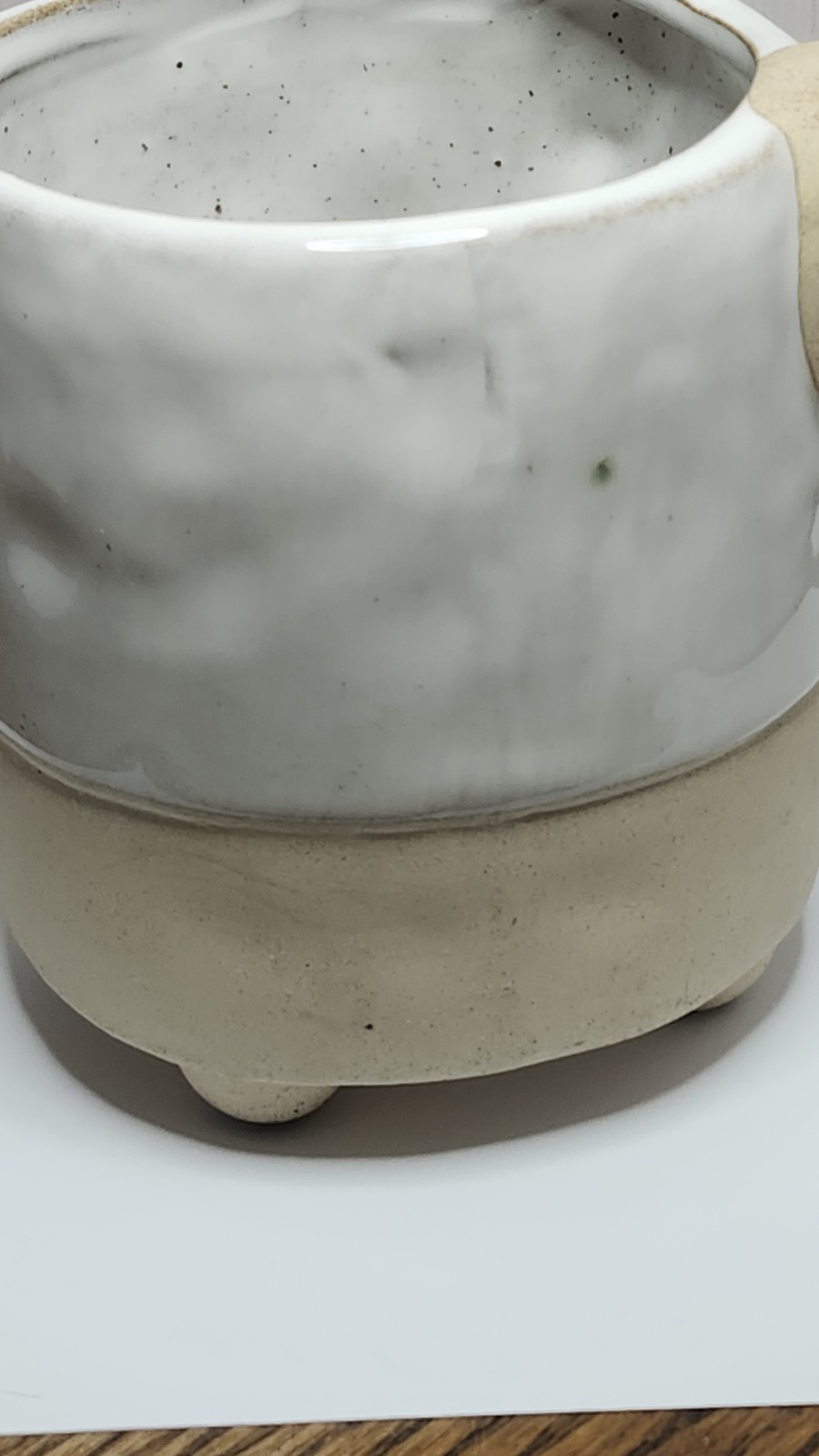 DOG Face Plant / Succulent footed Pot HANDCRAFTED ART 5 x 4 inches