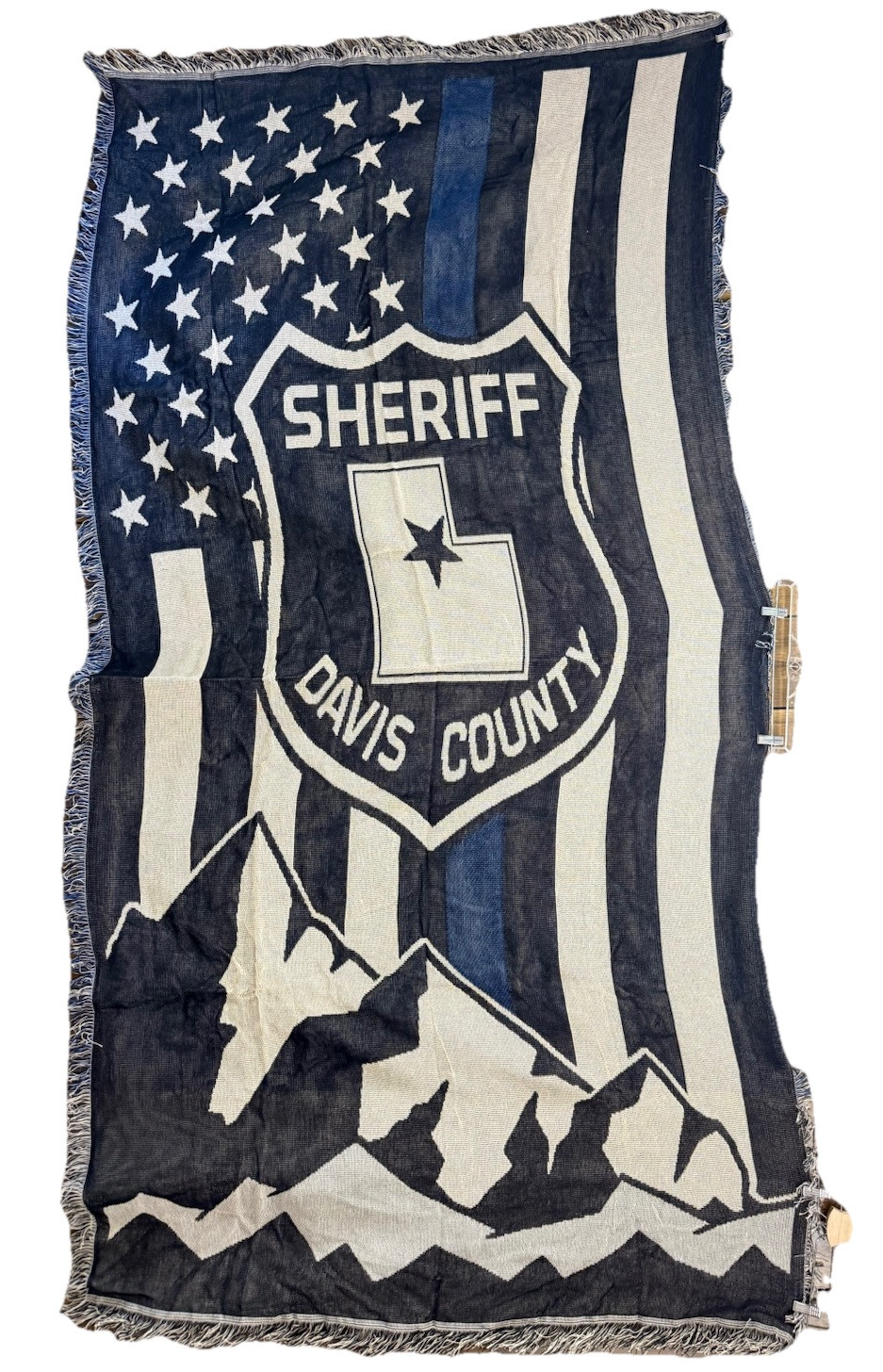 Sheriff Davis County Tapestry Police Department 96in X 53in
