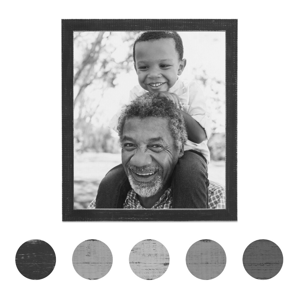 ArtToFrames 12 x 14&Prime; Rustic Custom Picture Poster Frame 1&Prime; Wide A45IE
