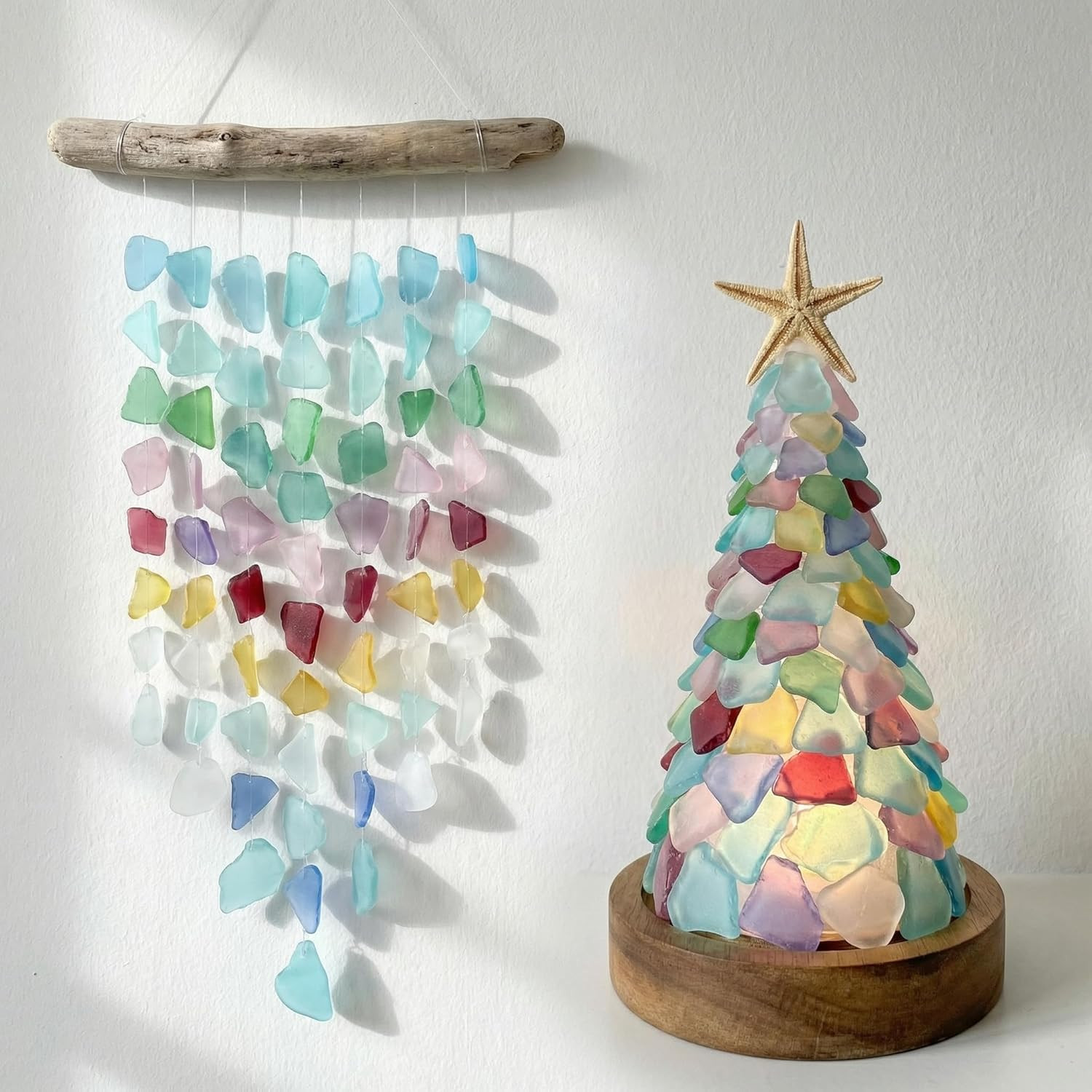 Sea Glass for Crafts Pieces Decor 11 Oz Flat Frosted Sea Glass Vase Filler Crush