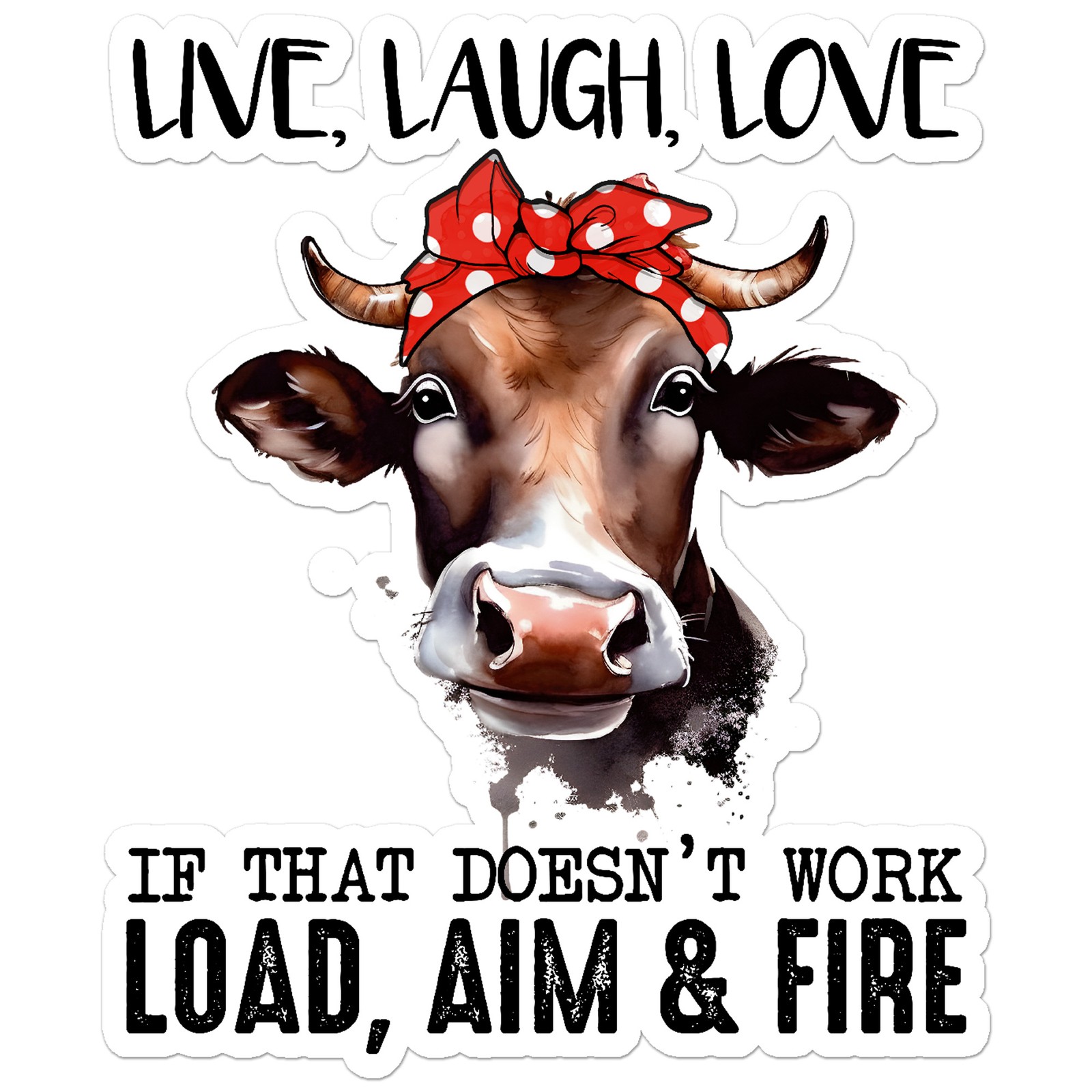 Live Laugh Love – Vinyl Decal Sticker – Car Window Laptop – ebn9299