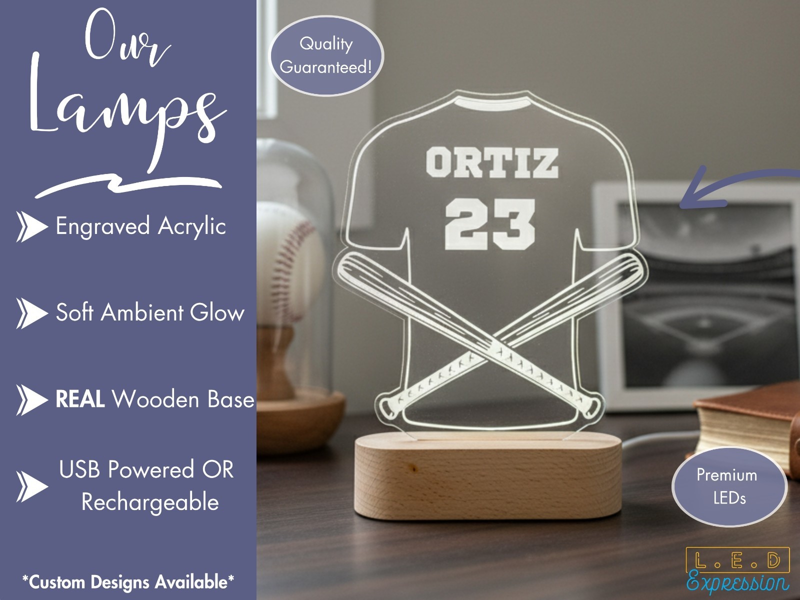 Custom Baseball T-Shirt, Personalized Fan Gift, Adult & Kids Game Day Tee