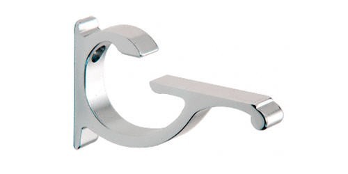 Chrome Designer Aluminum Glass Shelf Bracket 3/8&Prime;-1/2&Prime;