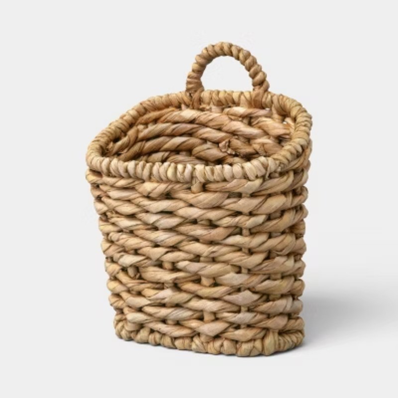 Natural Woven Hanging Basket