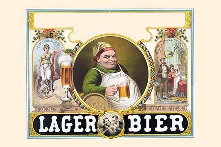 Lager Beer Mensing & Stecher Poster Print
