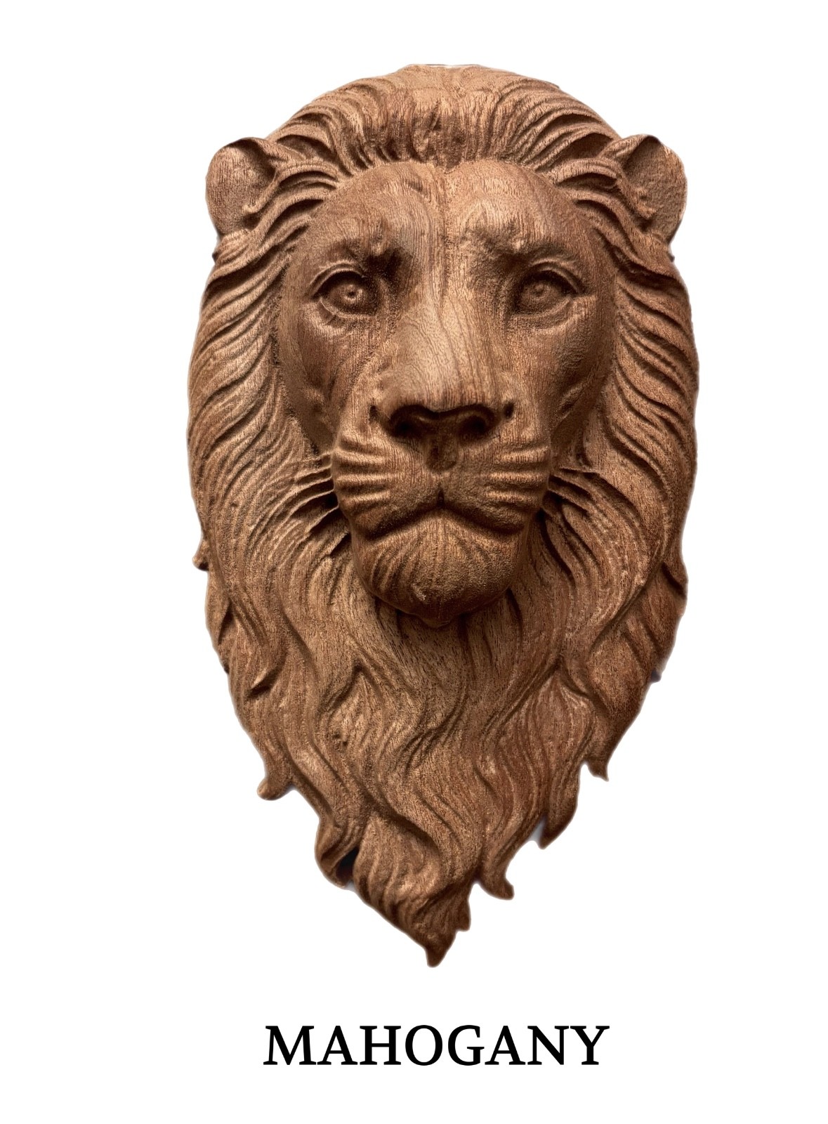 Lion Head Hand Carving Corbel / Applique.