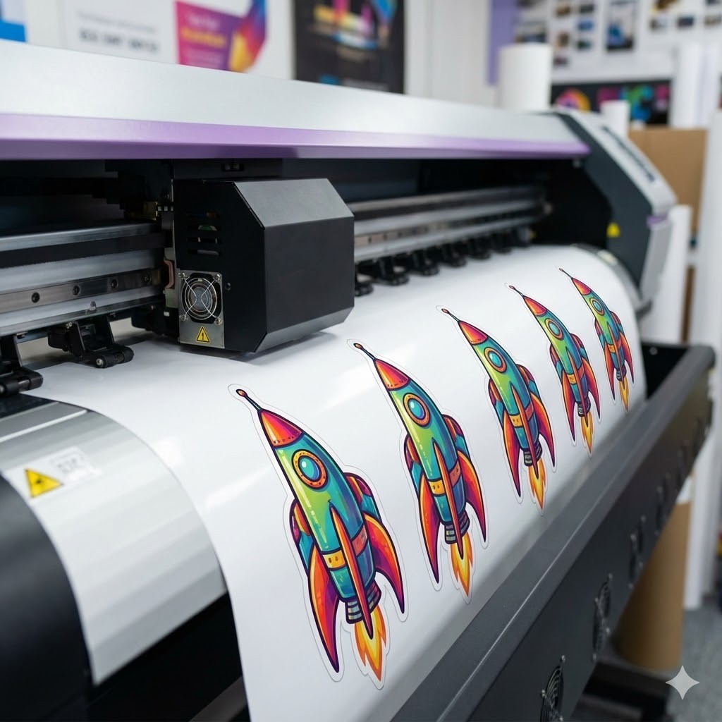 Custom Business Logo Stickers | Full Color Vinyl Waterproof 2&Prime;-20&Prime;