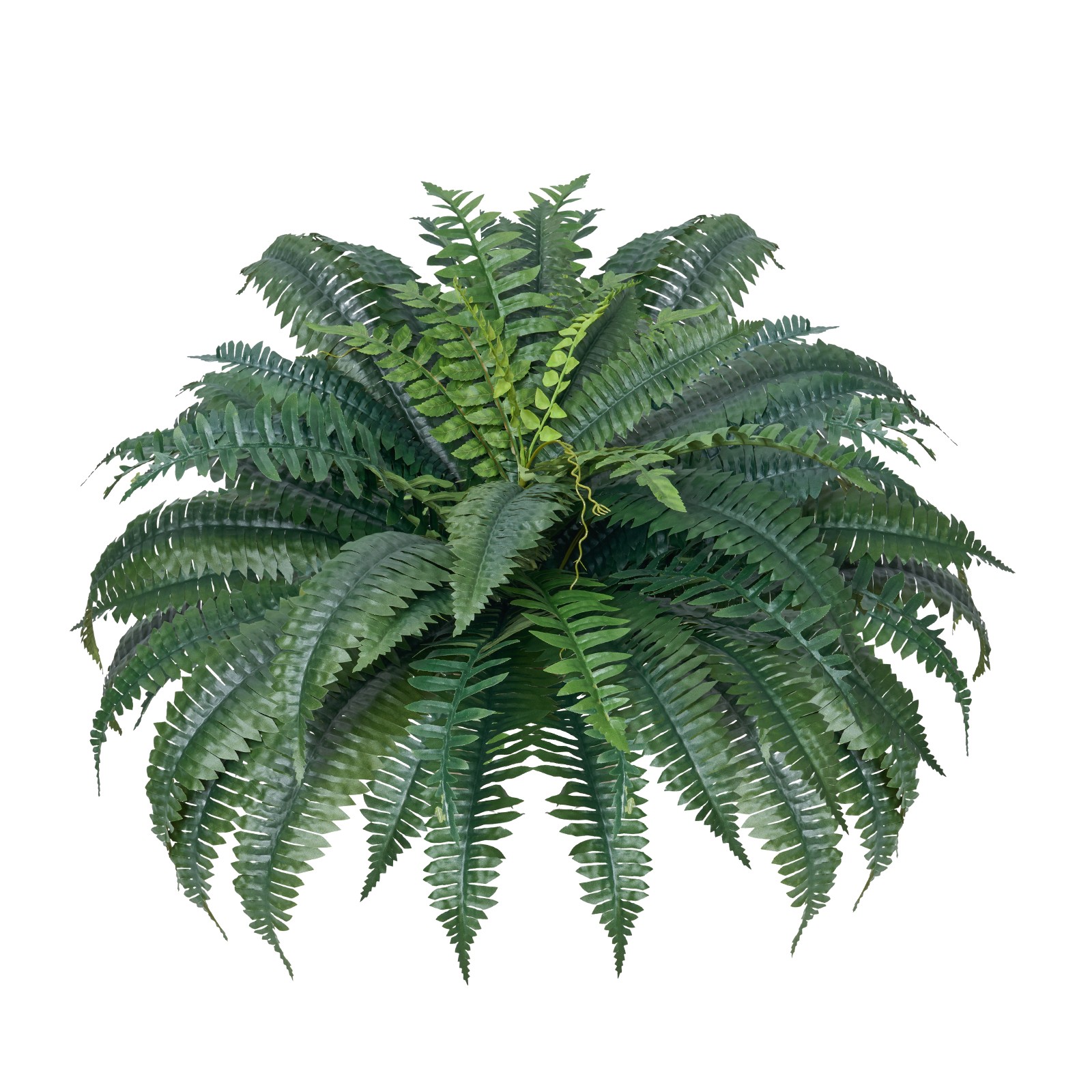 Uimoso Pack of 2 48&Prime; Artificial Boston Fern Plant Bush Plant Home Decor