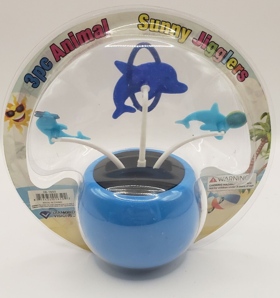 Solar Dancers Sunny Jigglers 3pc Animal Dolphins