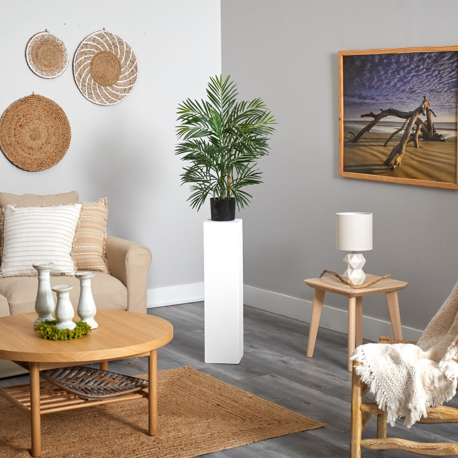 2.5&prime; Areca Palm Artificial Tree Home Decor UV (Indoor/Outdoor). Retail $91
