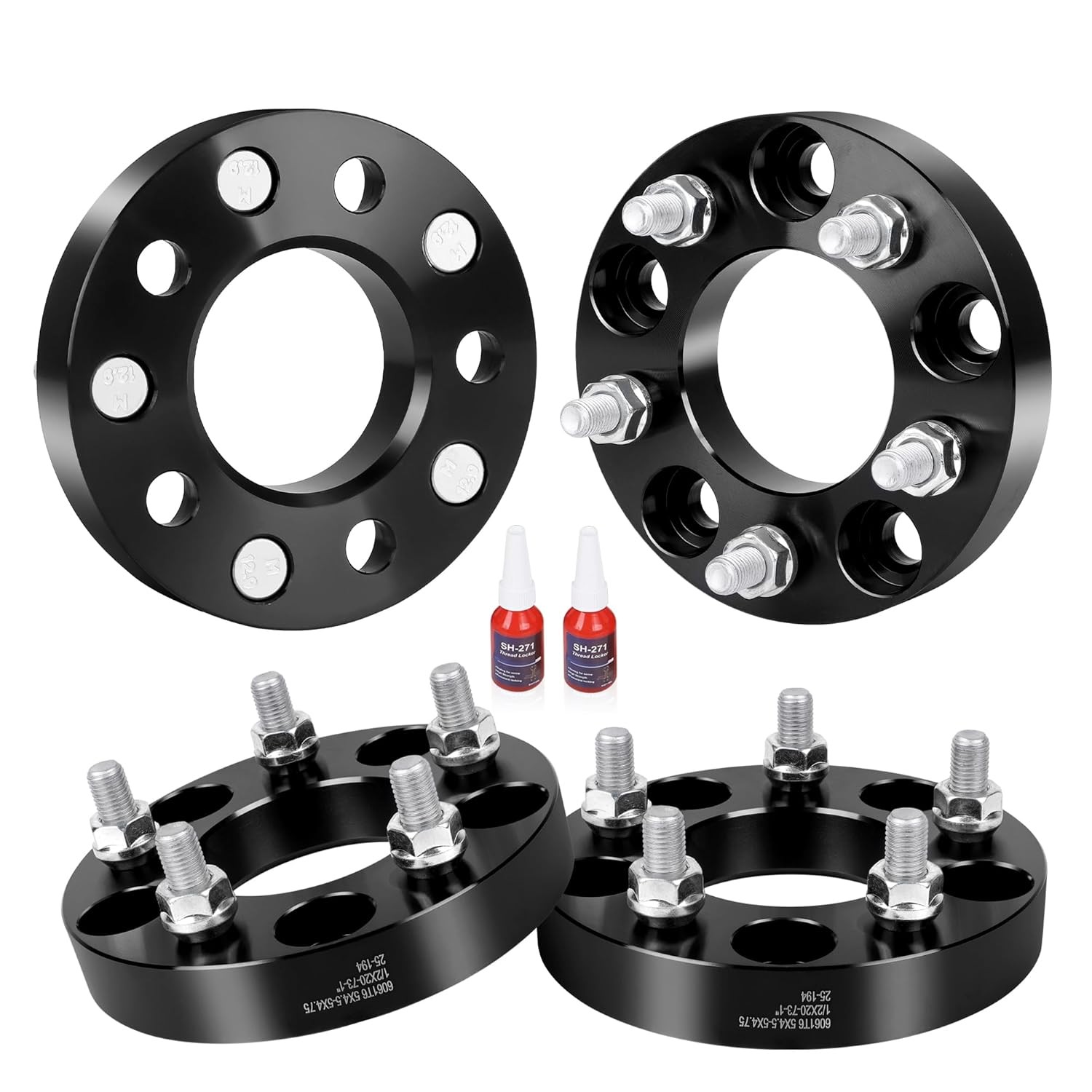 5×4.5 to 5×4.75 Wheel Adapters 1 Inch 5×114.3mm to 5×120.65 73mm Offset
