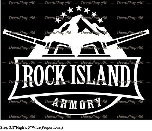 Rock Island Armory – Hunting/Outdoor Sports – Vinyl Die-Cut Peel N&rsquo; Stick Decals