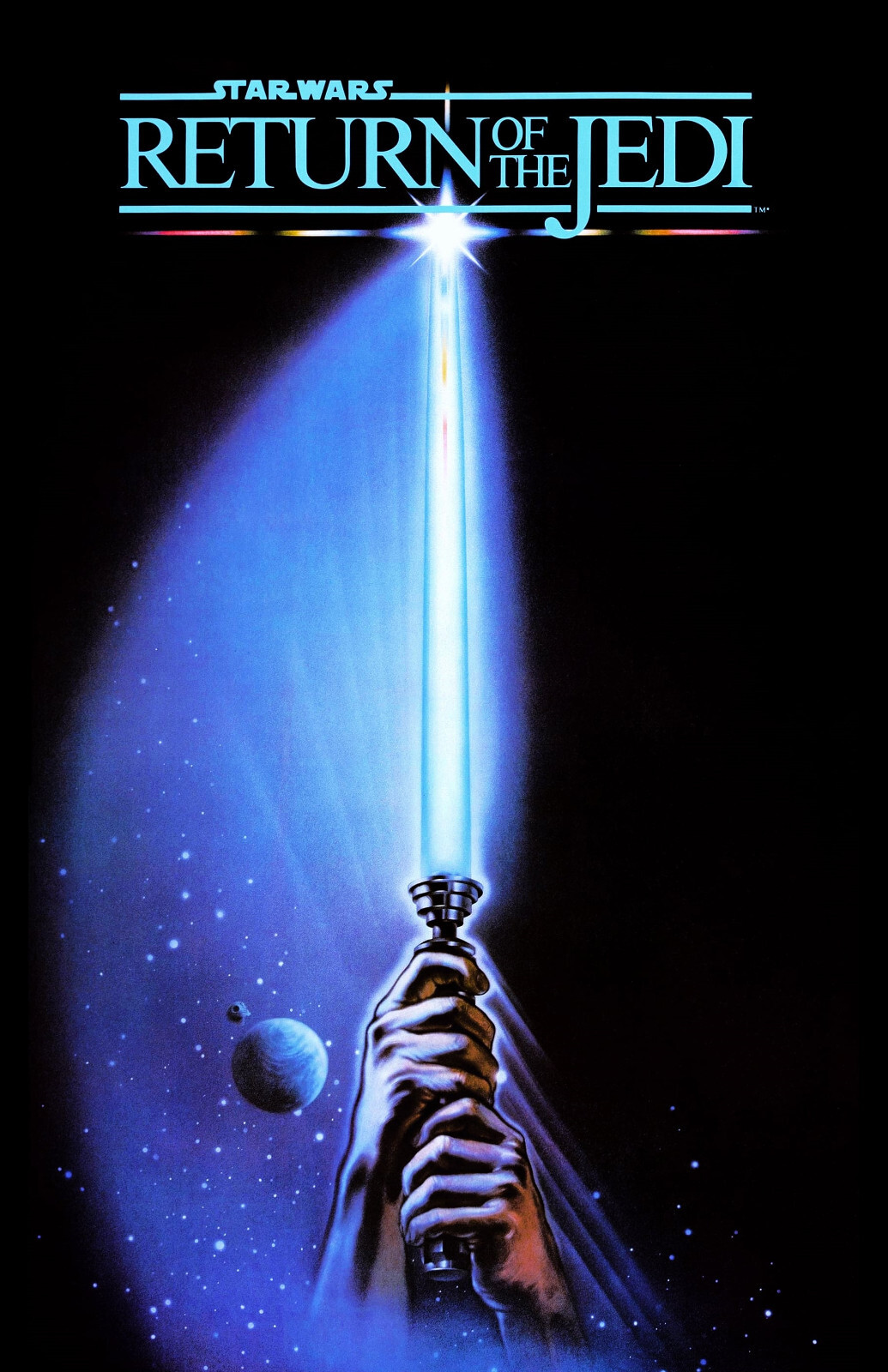 AA4240 Star Wars Return of the Jedi Film 1983 Saber Movie Poster 11×17