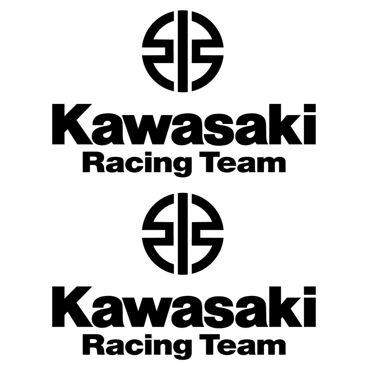 Kawasaki Racing Team Decal Kawasaki Ninja Vinyl Sticker ZX-6r ZX-10r – Any Size