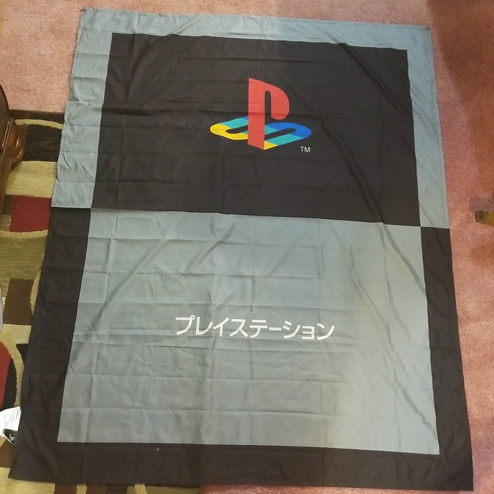 Playstation Wall Tapestry 50” x 60” Curtain 100% Polyester Decor PS Gamer