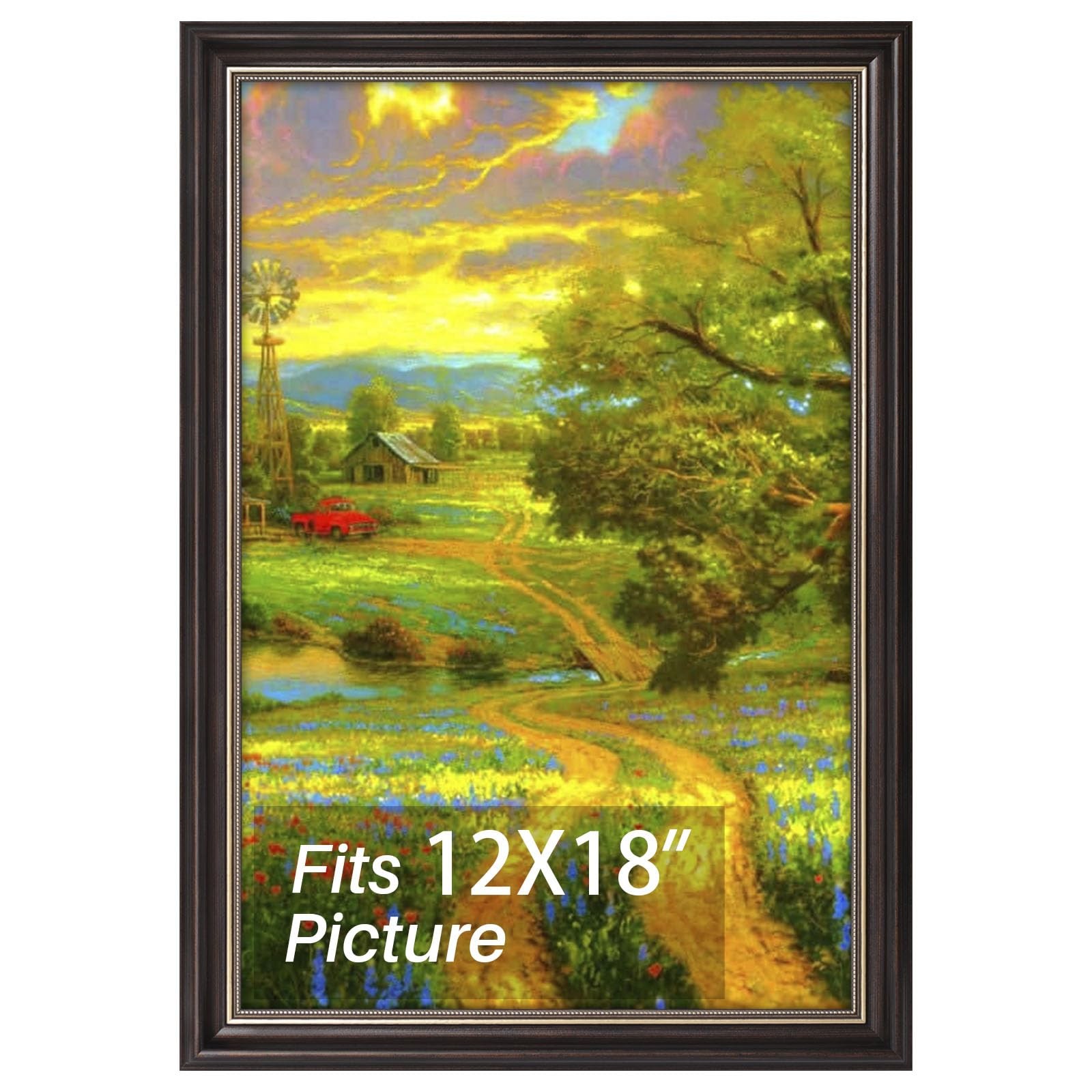12×18 Picture Frame Without Mat for 12×18 Photo/Prints,High Definition Real …