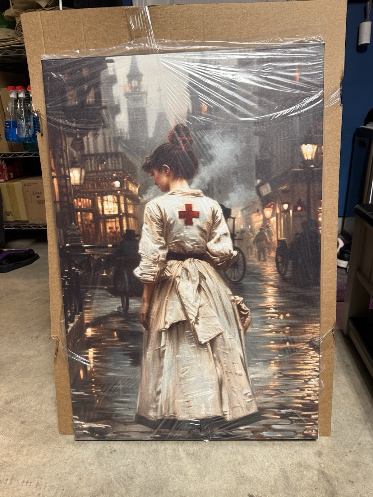 Moody Victorian Nurse Wall Art