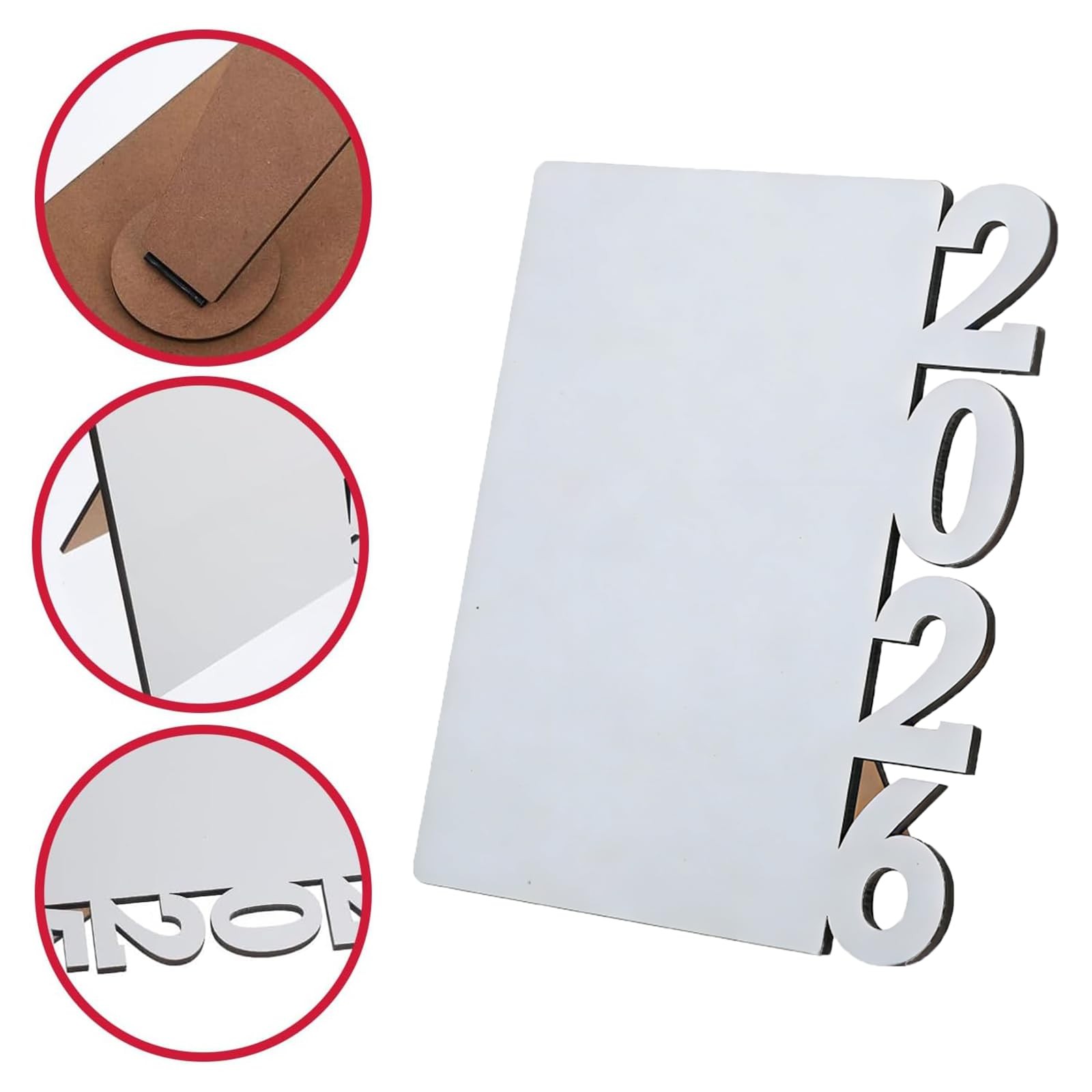 2Pcs Sublimation Photo Frame, MDF Sublimation Blank, 2026 Graduation Picture …