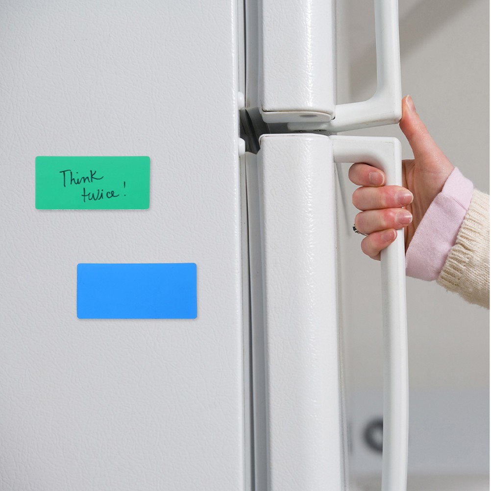 10Pcs Assorted Color Magnetic Labels for Office Whiteboard and Message Board